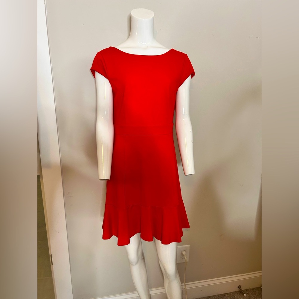 Loft red dress worn two times